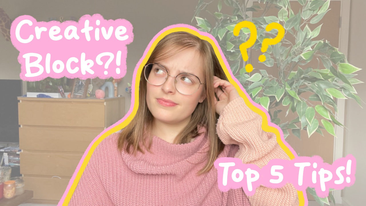 Load video: Subscribe to Phoebe on Youtube! In this video she explains 5 tips to help you get out of creative block.